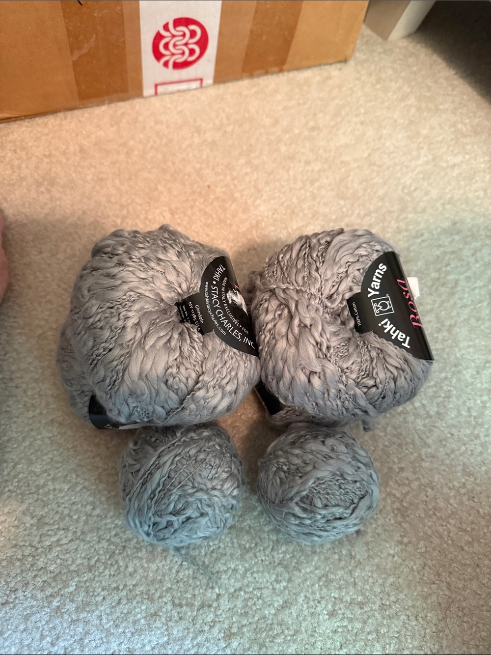 Yarn, Tahki Rosa yarn, Plush soft green Yarn - 6+skeins